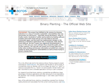 Tablet Screenshot of binaryplanting.com